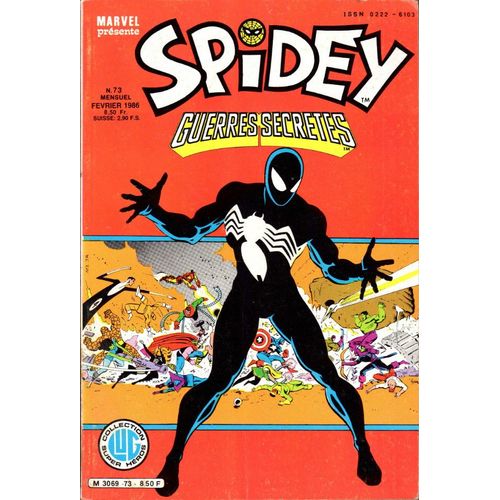 Spidey N°73 (Fevrier 1986) Guerres Secretes Marvel