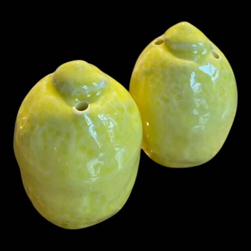 Sel Et Poivre Citron En Barbotine Jaune
