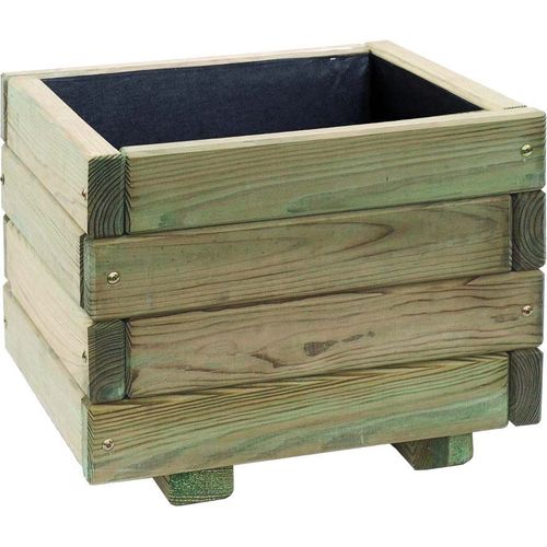 Bac À Fleurs En Pin Traité First (Lot De 2)