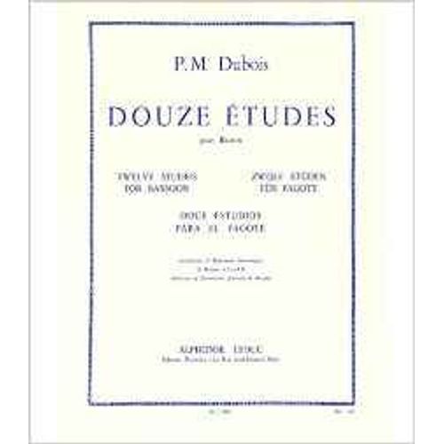 Douze Études Pour Basson