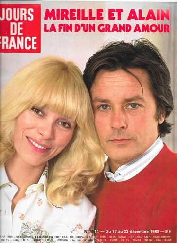 Jours De France  N° 1511 : Mireille Et Alain La Fin D'un Grand Amour