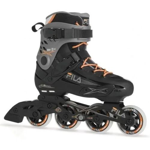 Rollers Femme - Fila - Madame Houdini - Noir/Gris/Saumon - Platine Alu 6000 - Roues 80mm/83a