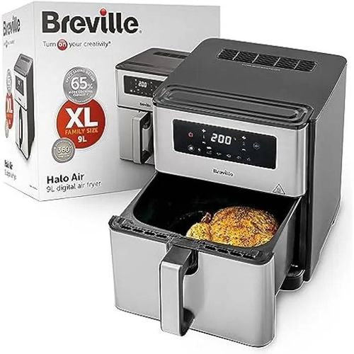 Friteuse sans huile - BREVILLE - Halo - 9 L - 1 700 W - Économie d'énergie 50 %