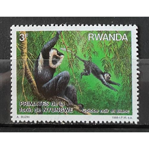 Timbre Rwanda 1988