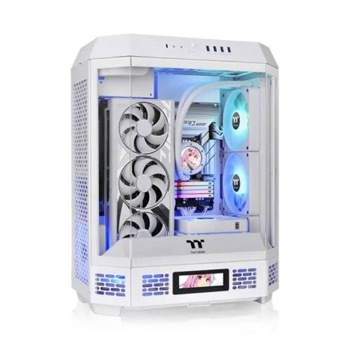 Boîtier PC MT - Thermaltake - The Tower 600 - Blanc - Moyen Tour - Vitré