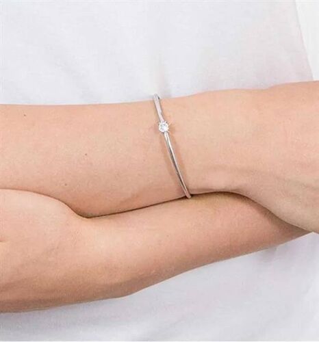 Bracelet En Acier Avec Cristal Cerchi Sakm63