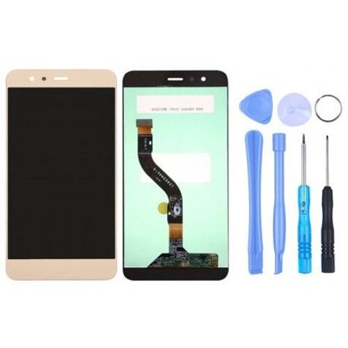 Ecran Lcd + Vitre Tactile Pour Huawei P10 Lite Or + Outils