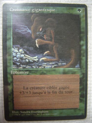 Mtg 3 Ème Ed Édition Bn Vf 3ème : 1 X Croissance Gigantesque  ( Vert ) 