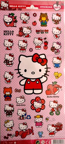 Hello Kitty - Stickers Set De 2 Planches
