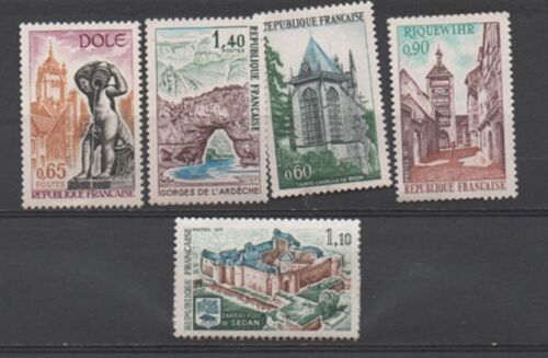 France 1971: 5 Timbres De La Sérue Touristique De 1971, N° 1683 À 1687.