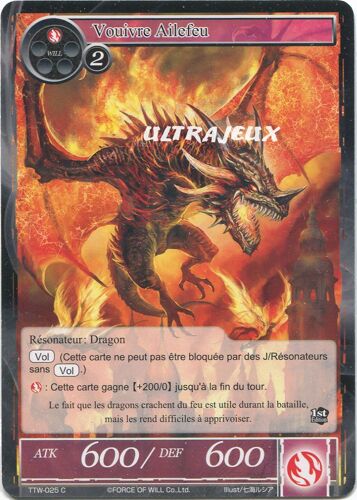 Force Of Will - Ttw-025 - Vouivre Ailefeu - Common