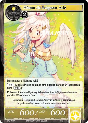 Force Of Will - Skl-011 - Héraut Du Seigneur Ailé - Common