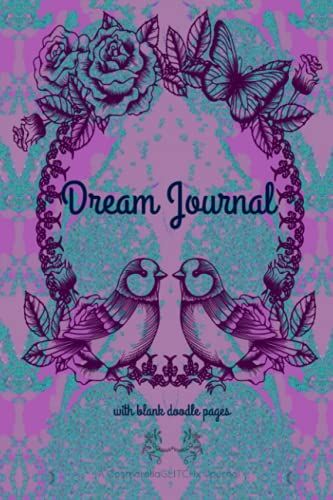 Dream Journal: Dream Log Journal Notebook With Blank Doodle Pages By Cosmarella_Glitchx