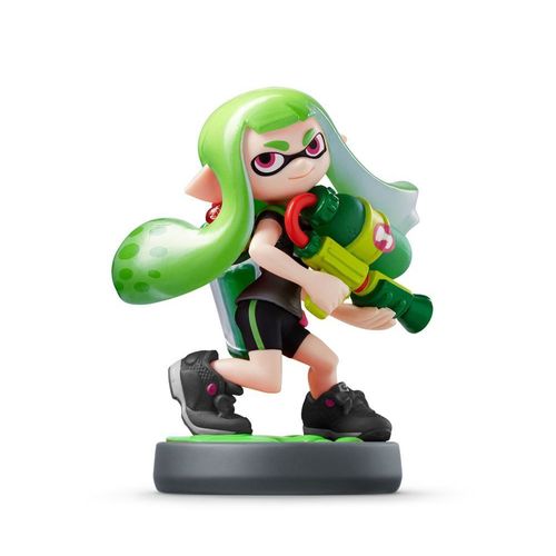 Figurine Amiibo Splatoon Fille Inkling (Vert Clair)