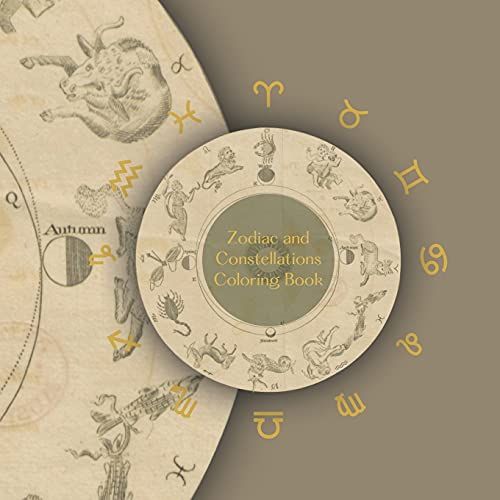Zodiac And Constellations Coloring Book