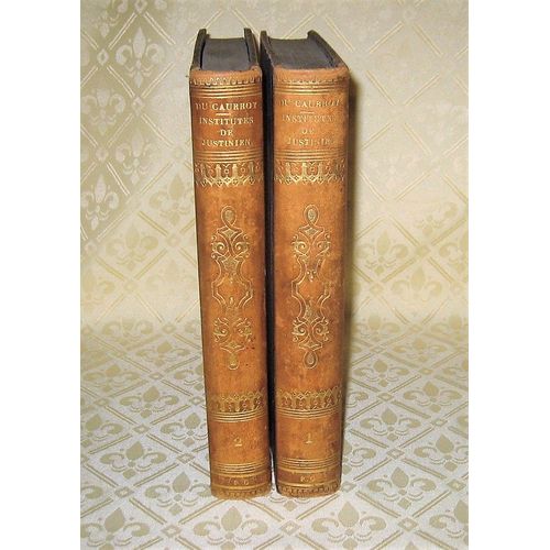 Institutes De Justinien - Nouvellement Expliquées (Complet En 4 Volumes - Droit Romain Antique)