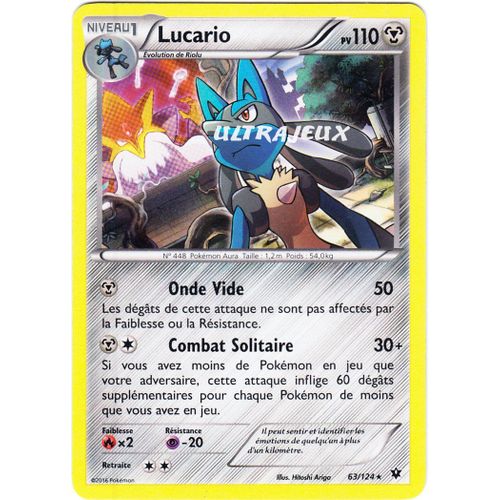Pokémon - 63/124 - Xy - Impact Des Destins - Lucario - Holo Rare