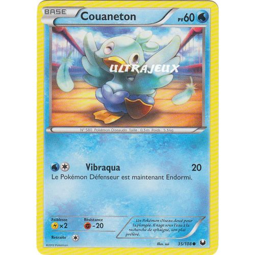 Pokémon - 35/108 - Noir & Blanc - Explorateurs Obscurs - Couaneton - Commune