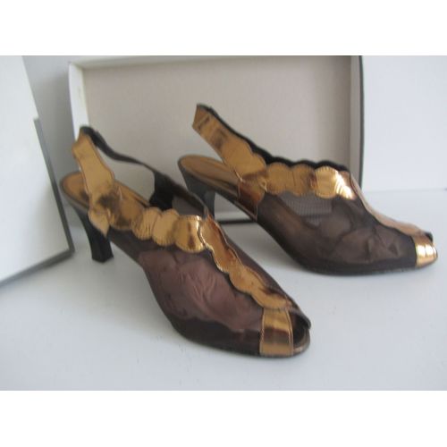 Escarpins Azuree À Cannes 38 Doré