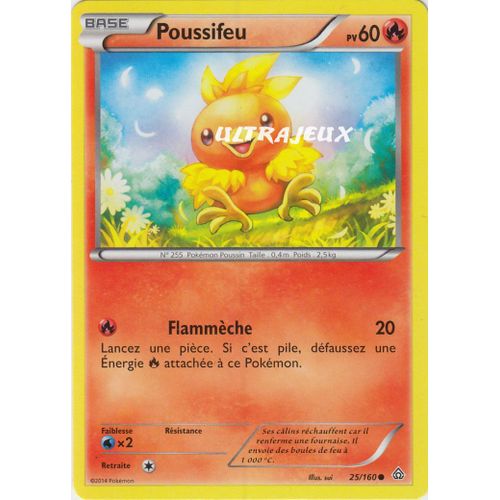 Pokémon - 25/160 - Poussifeu - Xy - Primo Choc - Commune