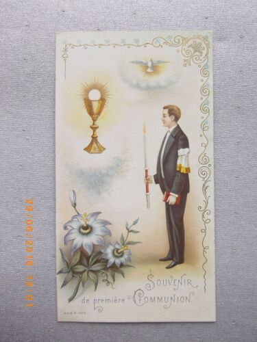 Carte Souvenir De Première Communion