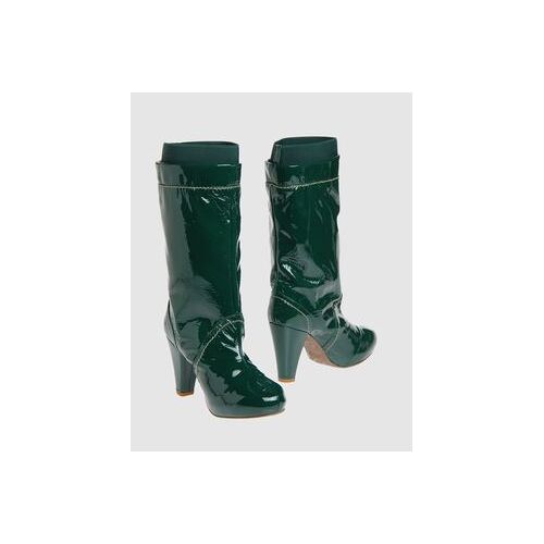 Alima - Bottes À Talons Hauts Vernies Vertes Pointure 38
