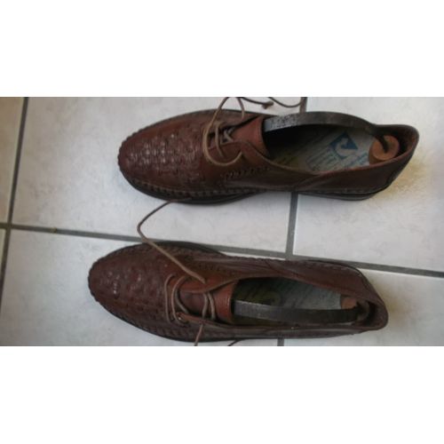 1 Paire De Chaussure Homme A Lacets En Cuir /Pointure 39/Occasion