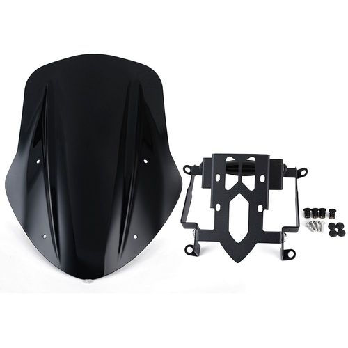 Model 1 Pour Ducati Diavel 2019 2020 2021 Pare-Brise Déflecteur De Vent Pare-Brise Moto Accessoires ""Nipseyteko""