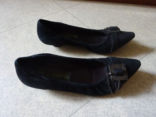 Escarpins Jb Martin  En Daim Noir (T.38)