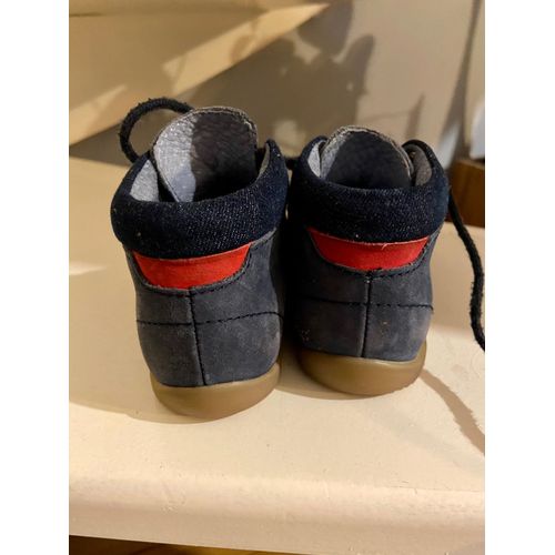Bottillons Cuir Bébé Garçon Premiers Pas - Marine (Vertbaudet) - 21