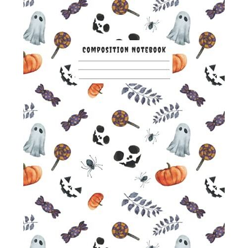 Composition Notebook: Halloween Themed Vol.2, Halloween Journal | Wide-College-Ruled 110 Pages - 7.5 X 9.25", Soft Cover, Perfect Gift For Halloween, ... Diary, Note Taking, Drawing, Or Writing
