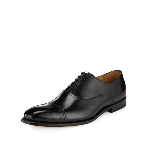 Savile Row Inspired - Chaussure En Cuir En Trépointe Et Bout Renforcé - Cousu Goodyear - Noir - 40 1/2