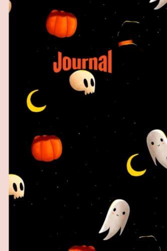 Journal For Journaling: Blank Lined Halloween Theme Journal Notebook For Journaling- Travelers Notebook For Air Travel- Notebook For Travelers- 6 X 9 Inches 120 Pages