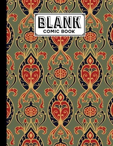 Blank Comic Book: Premium Vintage Cover Blank Comic Book, Create Your Own Story, Journal, Notebook, Sketchbook For Kids And Adults, 120 Pages - Size 8.5" X 11" Notebook By Emmy Arnold