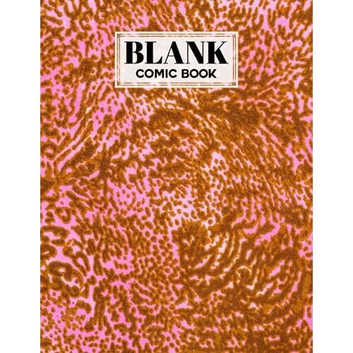 Blank Comic Book: Premium Leopard Print Cover Blank Comic Book, Create Your Own Story, Journal, Notebook, Sketchbook For Kids And Adults, 120 Pages - Size 8.5" X 11" Notebook By Benedikt Seitz