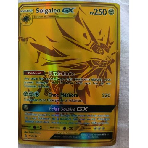 Solgaleo Gx Anglaise Secrète