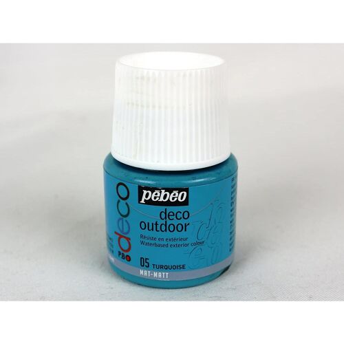 Pébéo Flacon 45 Ml Peinture Deco Outdoor Turquoise Mat