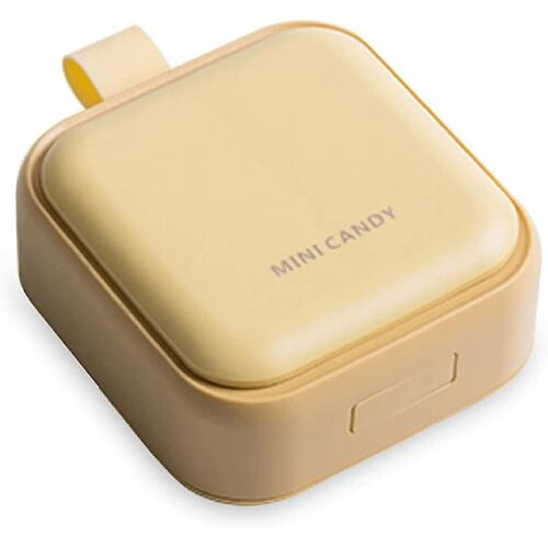 Petit Étui À Pilules, Boîte À Pilules Mignonne - Organisateur De Pilules Quotidien De Voyage, Joli Récipient À Pilules Portable Pour Poche De Sac À Main, Porte-Médicament Compact Pour Vitamines, 