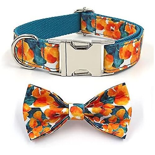 Collier Pour Chien Avec Noeud Papillon, Collier De Chien À Noeud Papillon Avec Boucle À Dégagement Rapide, Noeud Papillon Doux Confortable, Colliers De Chien Mignons Pour Chiot Petit Moyen
