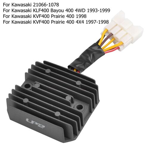 Régulateur Rectifieur Pour Kawasaki Klf400 Klf 400 Bayou 400 4wd 1993-1999 Kvf400 Prairie 400 4x4 1997-1998 Kvf 400 21066-1078 ""Nipseyteko""