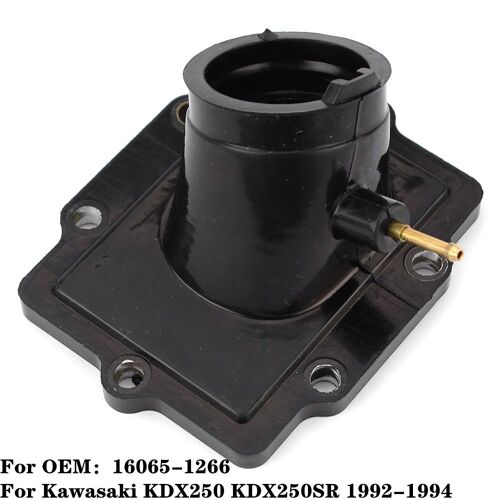 Tuyau D'admission D'adaptateur De Carburateur De Moto, Tapis En Caoutchouc Pour Kawasaki Kdx250 Kdx 250 Kdx250sr 1992 1993 1994 16065-1266 ""Nipseyteko""