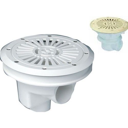 Pièce à sceller piscine - Bonde de fond liner/béton - modèle Easyline - Sable - Ø210 de Astralpool