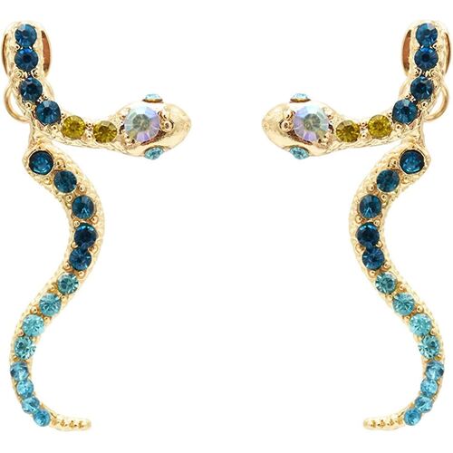 Heytea Vintage Vintage Crystal Snake Dangle Boucles D'oreilles Pour Femmes Filles Amovible Boucles D'oreilles Personnalisées Dainty Long Cz Snake Animal Earrings Déclaration