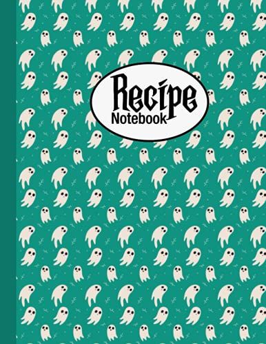 Halloween Pattern Blank Recipe Book: Blank Recipe Book To Write In: Collect The Recipes You Love In Your Own Personal Custom Cookbook, (100+ Recipe Journal And Organizer) 8.5inx11in, 120pages