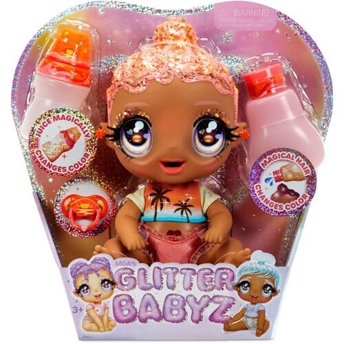 Glitter Babyz Doll Coral Pink (Palm Trees)