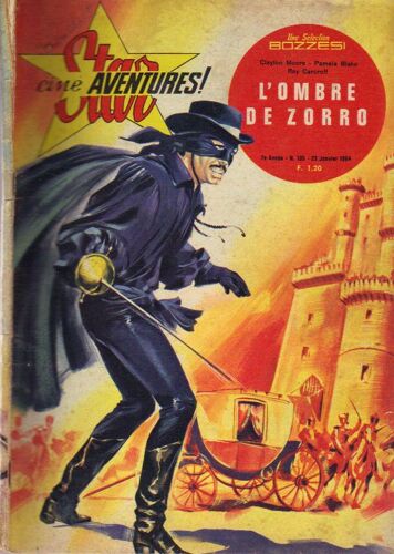 Star Cine Aventures / L'ombre De Zorro / Claton Moore / Derniere Couverture : James Garner / N° 135 