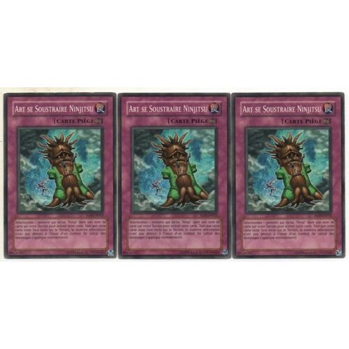 3x Art Se Soustraire Ninjitsu  - Sod-Fr052