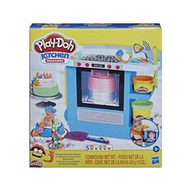 Coffret Cuisinière Et Le Gâteau D'anniversaire Avec 5 Pots De Pate A Modeler Play-Doh - Set Loisirs Créatif Nouvelle Version + 1 Carte
