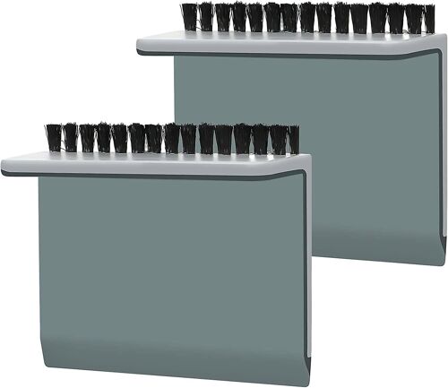 2 Pièces Petit Évier Raclette Et Brosse De Comptoir Multipurpose Kitchen Sink Squeegee Cleaner And Vegetable Cleaning Brush Mini Dish Raclette Pour Baigneur