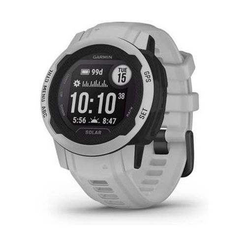 Garmin Instinct 2s Solar - 40 Mm - Gris Brume - Montre De Sport Avec Bracelet - Silicone - Taille Du Poignet : 112-180 Mm - Monochrome - 32 Mo - Bluetooth, Ant+ - 43 G